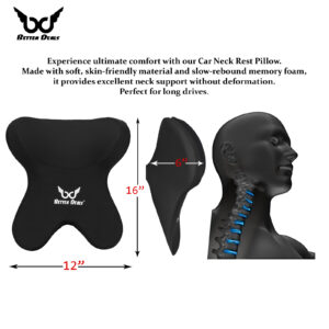 Car Comfort Headrest with Neck and Shoulder Support