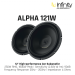INFINITY SPEAKERS  ALPHA 121W
