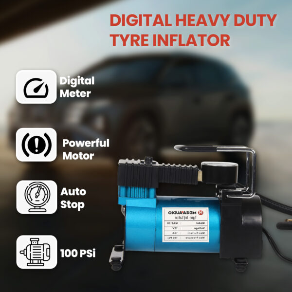 Mega Audio Tyre Inflator