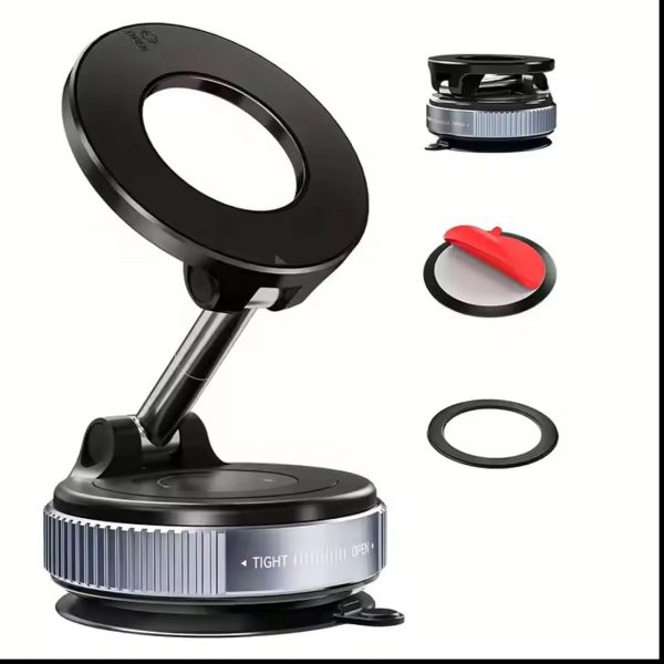 360° Rotation Vacuum Suction Magnetic Bracket K007 – One-Handed Operation,