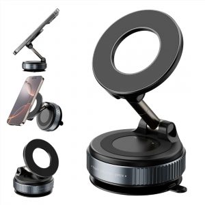 360° Rotation Vacuum Suction Magnetic Bracket K007 – One-Handed Operation,