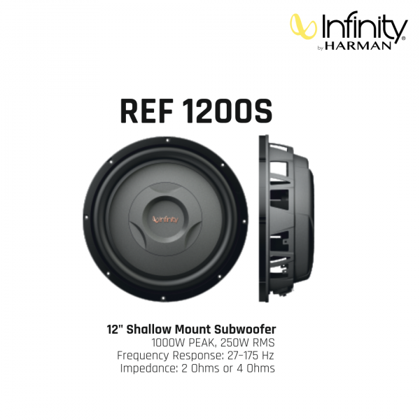 infinity REF1200S 12″  Mount Subwoofer