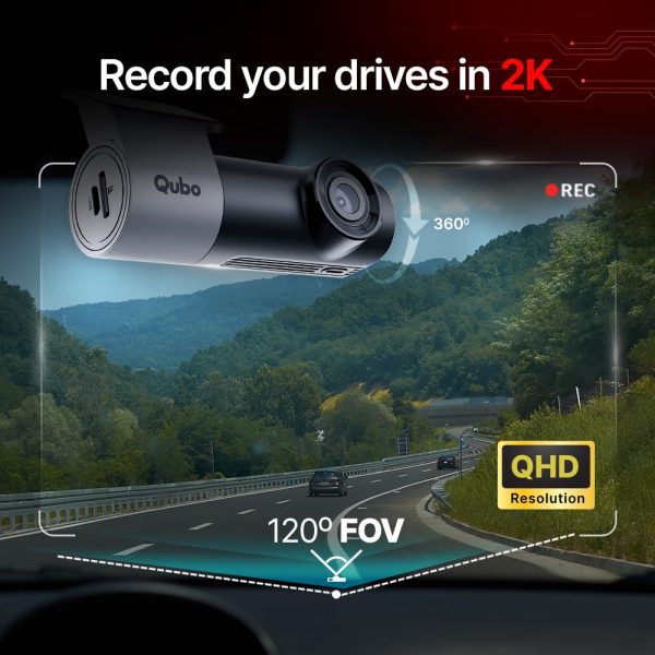 Qubo Smart Dash Cam Pro 2K