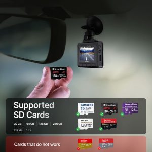 Qubo Car Dashcam Pro 2.7K | Dual Cam | Night Vision