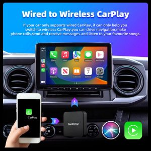 CONPEX Wireless CarPlay & Android Auto AI Smart Box (4GB + 64GB)