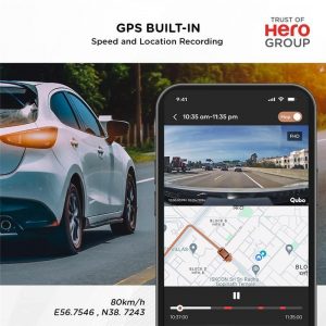 Qubo Dashcam Pro 4K Front & Rear Camera – N Series