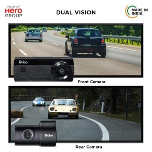 Qubo Dashcam Pro 4K Front & Rear Camera – N Series