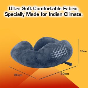 CAR MORE Memory Foam Travel Neck Pillow
