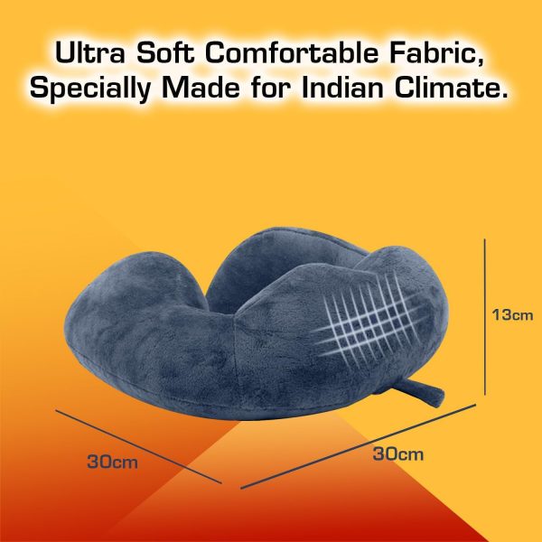 CAR MORE Memory Foam Travel Neck Pillow