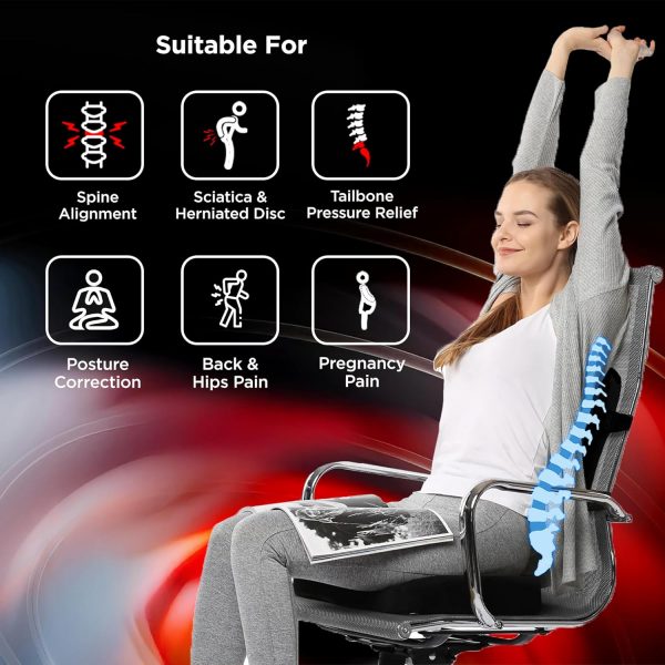Car More Seat Cushion for Tailbone Support