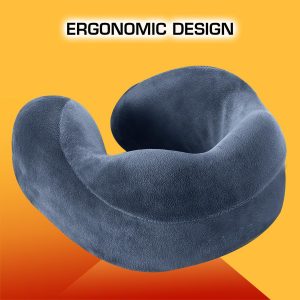 CAR MORE Memory Foam Travel Neck Pillow