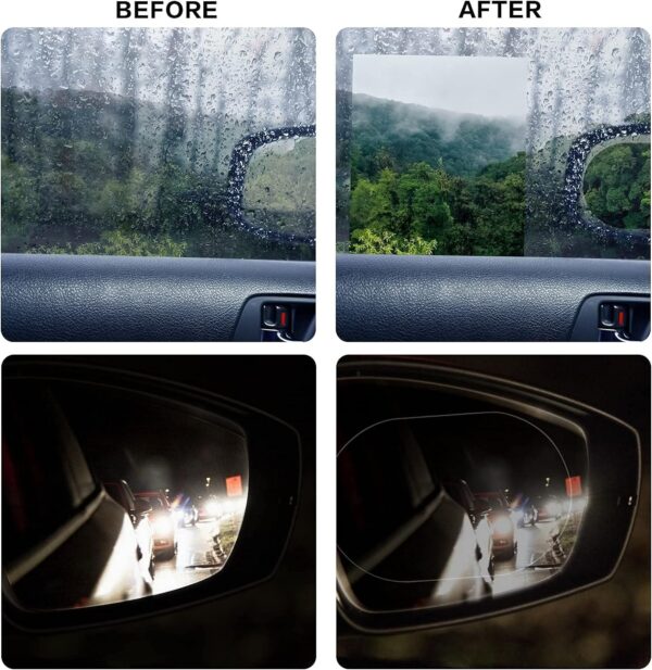 Car Rearview Mirror Films Anti-Rain Fog