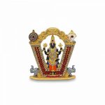 Tirupati Balaji Car Dashboard Idol – 4.5 Inch Metal Statue 1