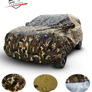 Car More Waterproof Camouflage Military Jungle Print Car Body Cover for Tata Punch(100% Waterproof,Triple Stitched,Mirror Pocket,UV Resistant,Dustproof) full discreption