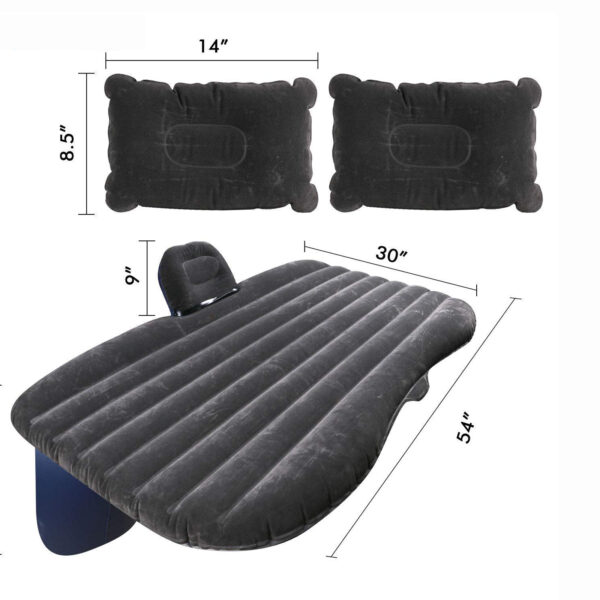 CAR IN Inflatable Car Bed Mattress with Pump, 2 Air Pillows