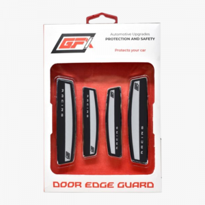 GFX Uranus Car Door Edge Guard – Black & Silver Combo (Universal Fit)