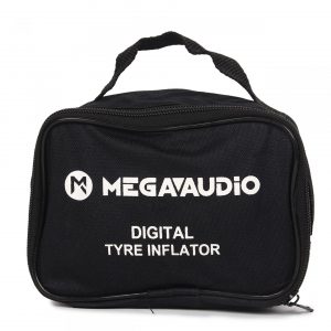 Mega Audio Digital Tyre Inflator – 150 PSI Portable Car Air Pump with LED Light
