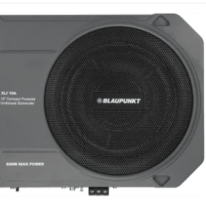 Blaupunkt XLf 10A 10″ Active Under-Seat Car Subwoofer | 150W RMS, 600W Max Power | Class AB Amplifier