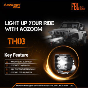 AOZOOM TH03 5-LENS Off-Roading LED Lights | 64W Powerful Illumination