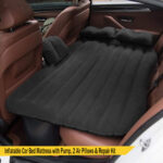 Inflatable Car Bed Mattress with Pump & 2 Pillows – Universal Back Seat Travel Bed