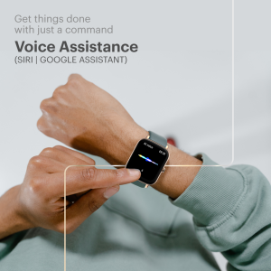 Noise Colorfit Icon Buzz Jet Black (Bluetooth Calling Smart Watch with Voice Assistance, 1.69″ Display, Built-in Games, Sleep, Spo2, HR Monitors)