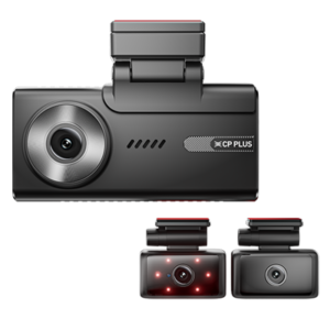 CP PLUS CarKam CP-F83C – 4K Triple-Channel Dashcam (Front, Cabin & Rear)