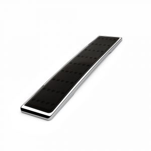 GFX PLUTO Car Door Edge Guard – Black with Chrome Finish (Universal Fit, 4 Pieces)