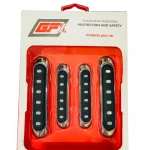 GFX GRANITE Car Door Edge Guard – Black & Red (Universal Fit, 4 Pcs)